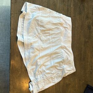 White Lululemon Pace Rival Skirt MR